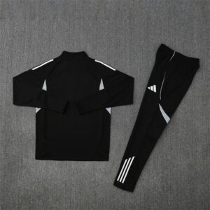 25-26 Argentina black with white stripe half zipper sweater tracksuit - Image 2
