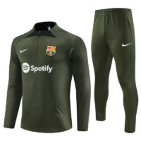 Player version 23-24 Bar army green half zipper sweater tracksuit