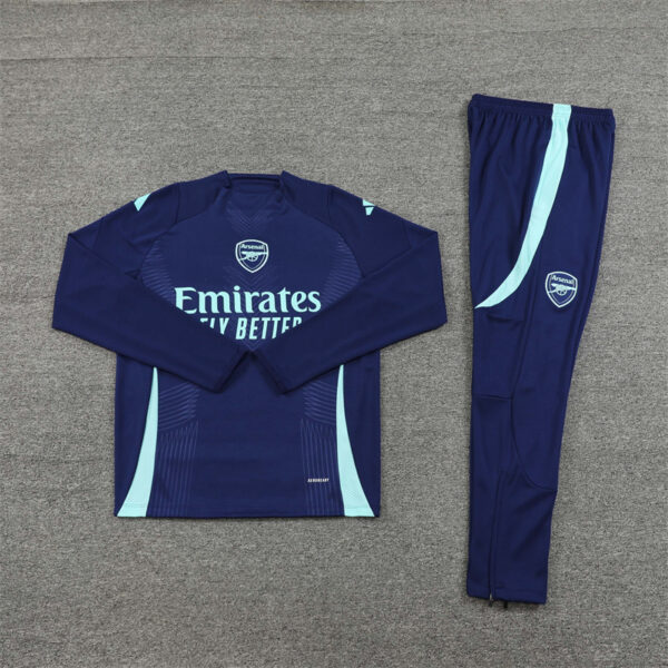 player version 24-25 Arsenal navy blue pullover training tracksuit - Image 2