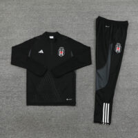 23-24 Besiktas black half zipper training tracksuit