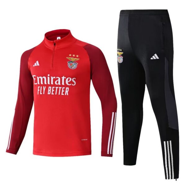 23-24 Bnfc red half zipper training tracksuit - Image 2