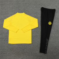 002-60 23-24 Dortmund yellow half zipper training tracksuit