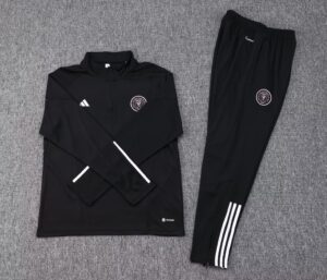 23-24 Miami black half zipper sweater tracksuit - Image 2