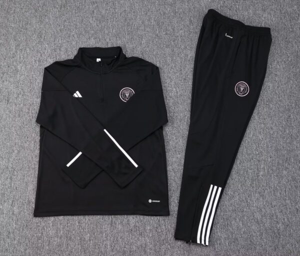 23-24 Miami black half zipper sweater tracksuit - Image 2