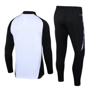 24-25 Germany white with black half zipper training tracksuit - Image 3