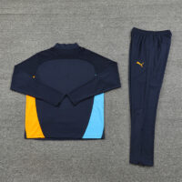 24-25 Marseille navy blue half zipper training tracksuit
