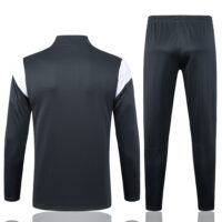 003-277 B747# 23-24 Dortmund dark gray with yellow and white half zipper sweater tracksuit