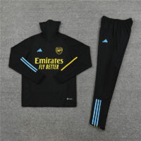 003-30 23-24 Arsenal black high collar sweater tracksuit