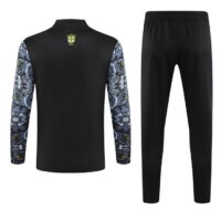 Brazil jesus special version black half zipper training tracksuit