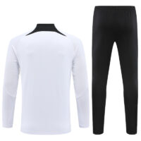003-377 player version 23-24 PS G Jrdan white with black half zipper training tracksuit