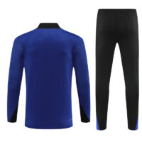 003-389 player version 24-25 Bar color blue with black half zipper training tracksuit