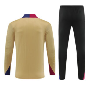 player version 24-25 Bar gold half zipper training tracksuit - Image 3