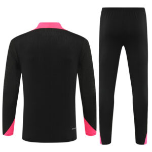 player version 24-25 Chelsea black with pink half zipper training tracksuit - Image 3