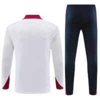 003-405 player version 24-25 England white with red half zipper training tracksuit