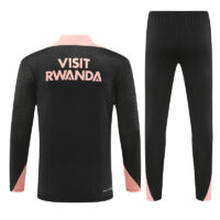 003-417 player version 24-25 PS G Jrdan black with pink half zipper training tracksuit