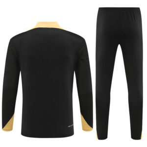 player version 24-25 PS G black with gold half zipper training tracksuit - Image 3