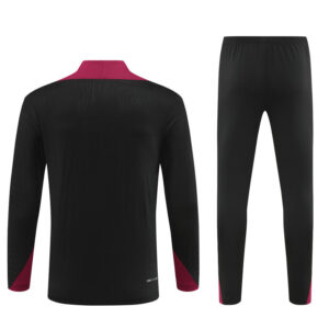 player version 24-25 PS G black with red stripe half zipper training tracksuit - Image 3