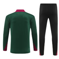 player version 24-25 PS G green with red half zipper training tracksuit