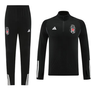 23-24 Besiktas black half zipper training tracksuit - Image 3