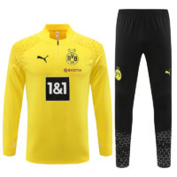 003-61 23-24 Dortmund yellow half zipper training tracksuit