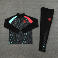 003-76 23-24 Man City camo black half zipper sweater tracksuit