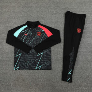 23-24 Man City camo black half zipper sweater tracksuit - Image 3