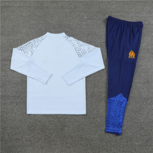 23-24 Marseille light gray half zipper sweater tracksuit - Image 3