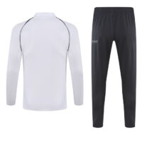 004-101 23-24 Napoli white half zipper sweater tracksuit
