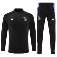 004-155 24-25 Germany black half zipper training tracksuit