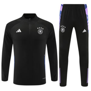 24-25 Germany black half zipper training tracksuit - Image 4