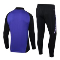 004-158 24-25 Germany purple with black half zipper training tracksuit