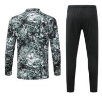 004-177 24-25 Manud green half zipper training tracksuit