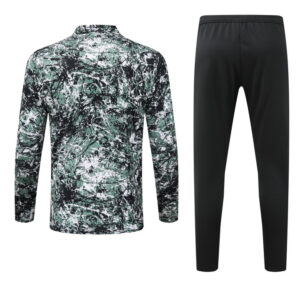 24-25 Manud green half zipper training tracksuit - Image 4
