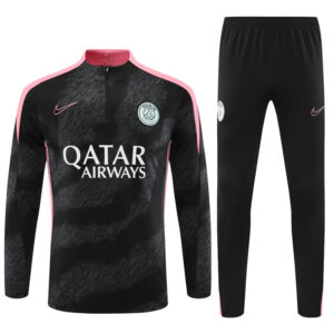 24-25 PS G camouflage black with pink half zipper training tracksuit - Image 4