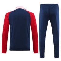 23-24 ATM navy blue with red half zipper sweater tracksuit