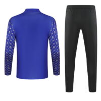 24-25 Real Madrid purple half zipper training tracksuit