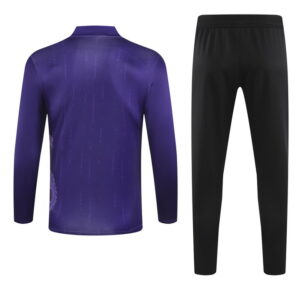 24-25 Real Madrid purple with dragon half zipper training tracksuit - Image 4