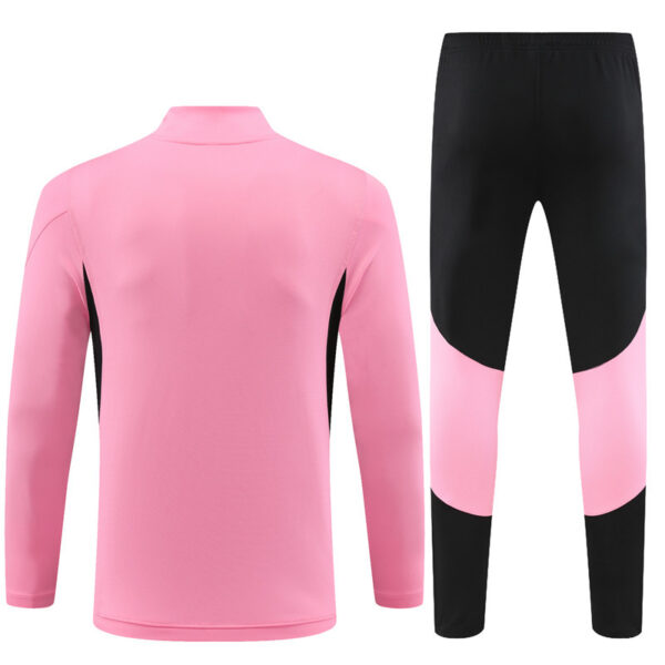 23-24 Argentina pink half zipper sweater tracksuit - Image 4