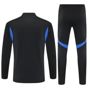 25-26 Manud black with blue half zipper sweater tracksuit - Image 4
