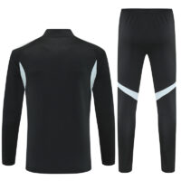 25-26 Miami black half zipper sweater tracksuit