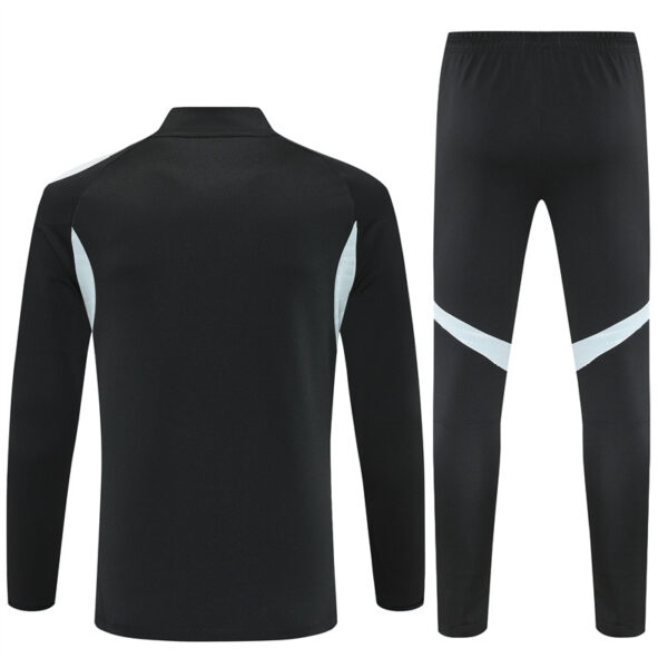 25-26 Miami black half zipper sweater tracksuit - Image 4