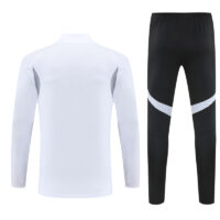004-237 25-26 Miami white half zipper sweater tracksuit