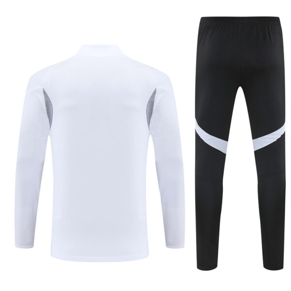 25-26 Miami white half zipper sweater tracksuit - Image 4
