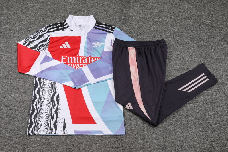 Arsenal camo colors half zipper training tracksuit