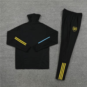 23-24 Arsenal black high collar sweater tracksuit - Image 4
