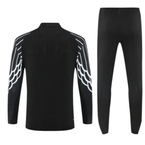 CL version 25-26 PS G Jrdan black with white stripe half zipper sweater tracksuit - Image 4