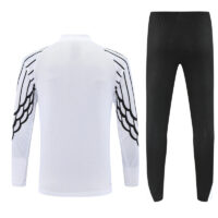 CL version 25-26 PS G Jrdan white with black stripe half zipper sweater tracksuit