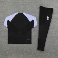 Player version 23-24 Tottenham black with purple half zipper sweater tracksuit