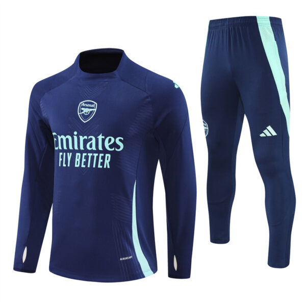 player version 24-25 Arsenal navy blue pullover training tracksuit - Image 4