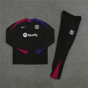 player version 24-25 Bar black half zipper training tracksuit - Image 4